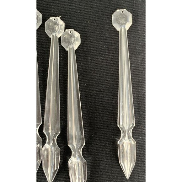 Chadwick Prisms Plastic 2 Sizes Christmas Tree Ornaments Vintage Lot of 50+ - Picture 3 of 6